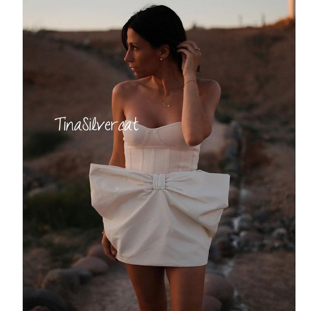 BLOGGER'S FAVE! Zara Voluminous Mini Skirt White Sz XS NWT - Picture 1 of 17